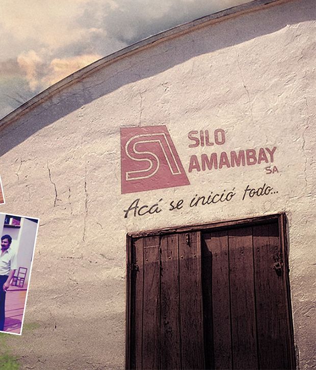Muro del Silo Amambay con la inscripción: Acá se inició todo