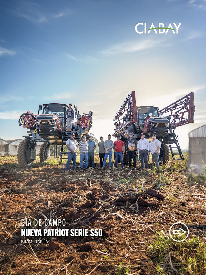 Post de Instagram: día de campo de la nueva Patriot Serie S50 en Fram, Itapúa