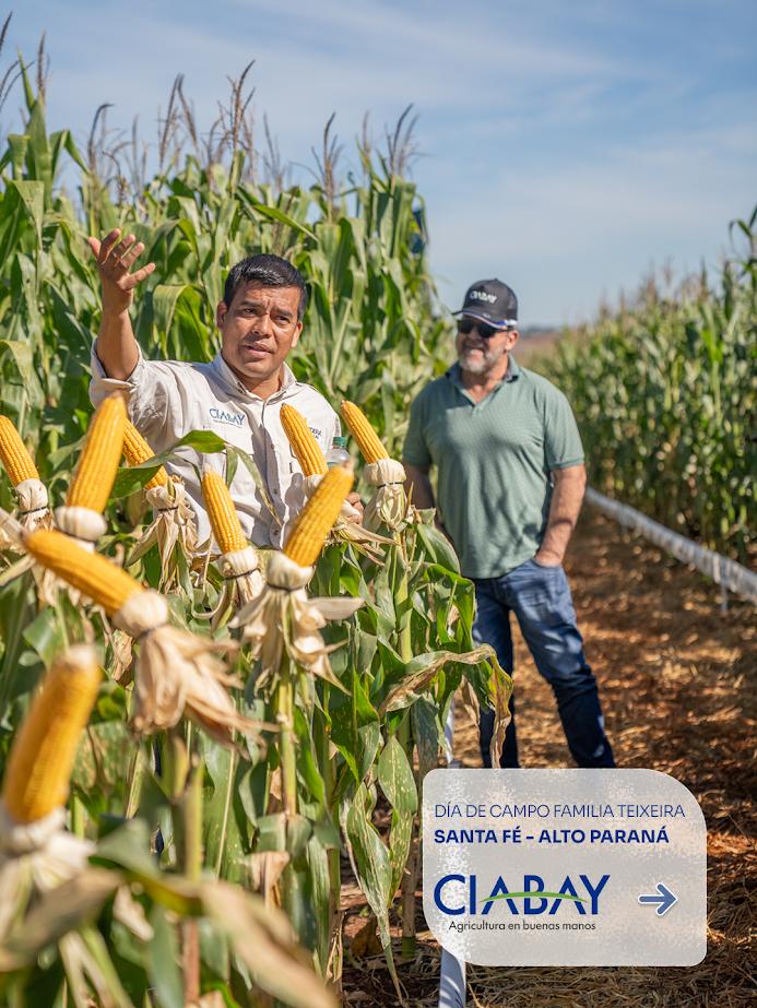 Publicación de Facebook: día de campo Familia Teixeira en Santa Fé, Alto Paraná