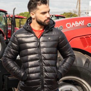 Campera Case IH Negro Masculino
