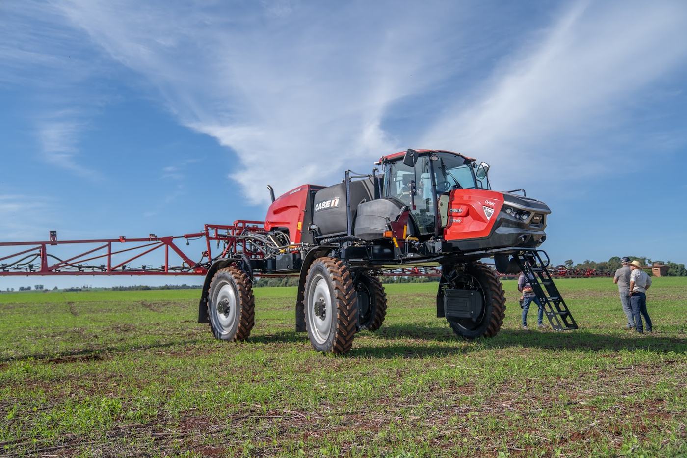 Pulverizadora Case IH Patriot 2550 en día de campo CIABAY
